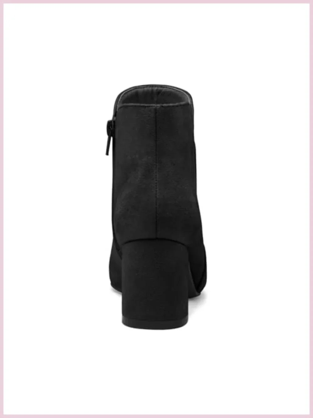 Women's Ankle Boots Chunky Block Heel Pointed Toe Suede Dressy Booties